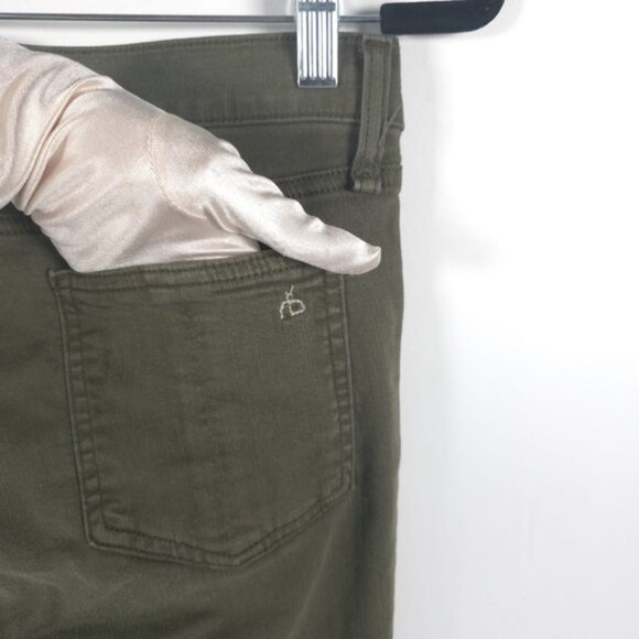 rag & bone / JEAN Skinny DIST ARMY W16020337DAR Size‎ 28 - Picture 11 of 13